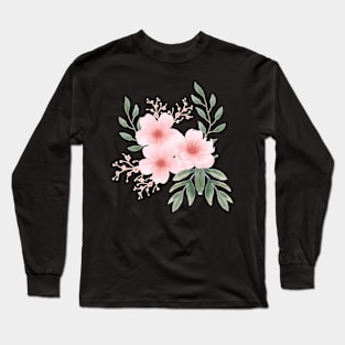 pink floral design Long Sleeve T-Shirt